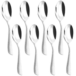 HANSGO Demitasse Espresso Spoons, Mini Coffee Spoons, Stainless Steel Small Spoons for Dessert Appetizer Coffee, 5.5 Inch 8PCS
