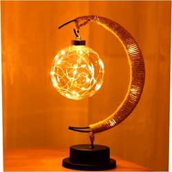 Nusogon Moon Lamp, LED Night Light for Bedroom, Crescent Moon Shape with USB Powered, Tabletop Ambient Light for Home Decor, Nursery, Kids Room | Romantic Gift, Birthday, Christmas Decoration