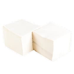 Perfectware 2 Ply White-250 White Beverage Napkin Package of 250 - 2-Ply , 9*9 (Pack of 250)