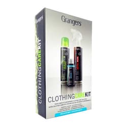 Granger's Grangers All-In-One Clothing Care Kit with Performance Wash (10 oz), Performance Repel Plus 9.3 oz Spray), and Active Wash for Base layers (1 oz)