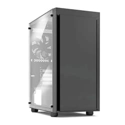 Zalman T3 Compact Micro ATX Gaming PC Case - 2 x 120mm Fans Pre-Installed - Tempered Glass Side Panel - MATX Mini Tower Desktop Computer Chassis