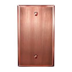 ENERLITES Blank Device Metal Wall Plate, Stainless Steel 201, Corrosion Resistant, Size 1-Gang 4.50