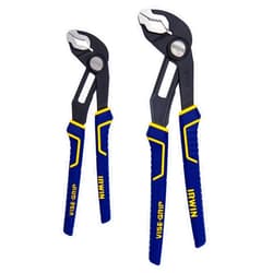 IRWIN Tools VISE-GRIP GrooveLock Pliers Set, V-Jaw, 2 Piece, 2078709