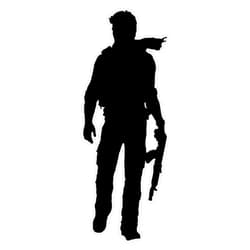 SMJ Designs Nathan Drake (Uncharted) Sticker Vinyl Waterproof Sticker Decal Car Laptop Wall Window Bumper Sticker 5
