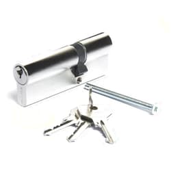CISA 0G300 European Cylinder C2000, Nickel Plated Brass, 35/60