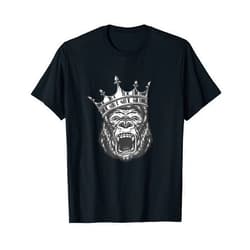 Gorilla Head - Gorilla male - Monkey Ringleader - Primate T-Shirt
