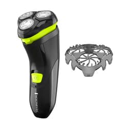 Remington Ultrastyle Rechargeable Rotary Shaver, Pr1320, Black/Neon Green