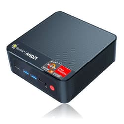 Beelink SER5 Mini PC,AMD Ryzen 5 5560U(6C/12T,up to 4.0 GHz),Mini Computer 16GB DDR4 RAM 500GB NVMe SSD Graphics 6 core 1600 MHz,Wifi6 BT5.2,Auto Power On