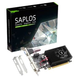 SAPLOS GT 730 4GB DDR3 128-bit, Low Profile Graphics Card, HDMI DVI VGA, PC Video Card, Computer GPU for Working, Low Power, PCI Express x16, 2K Support, Fermi, DirectX 11