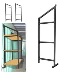 SORQINOTER 3 Pack Shipping Container Shelves Bracket with 60