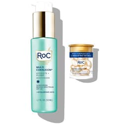 ROC Multi Correxion Hyaluronic Acid Anti Aging Moisturizer with Sunscreen SPF 30 (1.7 oz) + RoC Retinol Capsules (7 CT)