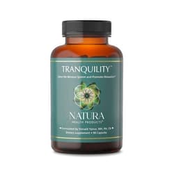 Natura Health Products Tranquility Supplement - Supports Relaxation - Featuring L-Theanine, Lemon Balm, Saffron, Kava, Skullcap, Lavender and Passion Flower (90 Capsules)