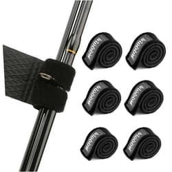 Booms Fishing RS3 Fishing Rod Wrap Pole Straps， Hook & Loop Fishing Rod Belts, Fishing Rod Ties for Casting Rods, Spinning Rods and Fly Rods