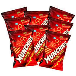 Cheetos Munchies Flamin' Hot Snack Mix 2 ounce bags, (Pack of 8)