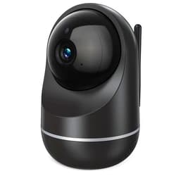 ZJX 2.4/5G Wi-Fi Camera for Home Security Camera, Indoor Camera for Pets/Nanny, Pet Camera with 2-Way Audio, Sound Detection, Night Vision Black