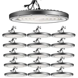 Lightdot 16Pack 150W LED High Bay Light, ETL Listed High Bay LED Light,22500lm (Eqv.600W MH/HPS) UFO High Bay Lights AC100-277V Energy Saving Upto 3800KW/*16(5Hrs/Day) 𝟓𝐘𝐫𝐬 𝐖𝐚𝐫𝐫𝐚𝐧𝐭𝐲