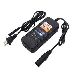 FORJOYUA 24V 2A AC/DC Lead-Acid Battery Charger for 24V Lead-Acid Battery Pack with XLR-3Pin Connector Fast Charging