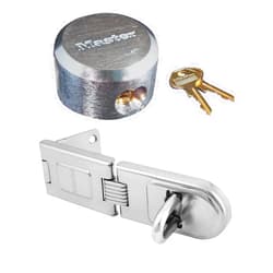 Master Lock Hasp/Hidden Shackle Padlock Combo, 720-6271KA