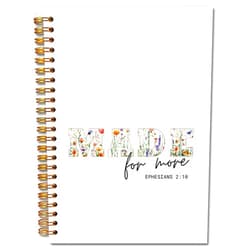 JINYO Made for More Christian Notebook, Positive EPHESIANS 2:10 Inspirational Bible Journal for Writing, Prayer Journal Journaling for Woman, Church Notes Spiral Notebook 5.5x8.3 Inch