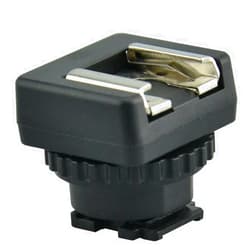 JJC MSA-MIS Standard Cold Shoe Adapter Converter for Sony Multi Interface Shoe Camcorder (Black)