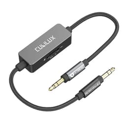 Cubilux 3.5mm Line Level to Microphone Level Attenuator Cable, 1/8-Inch TRS Line Out to MIC in Attenuation Cord for DSLR Camera Camcorder Recorder, 1 Feet