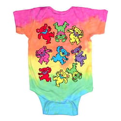 Liquid Blue baby-boys Grateful Dead Spiral Dancing Bears Onesie