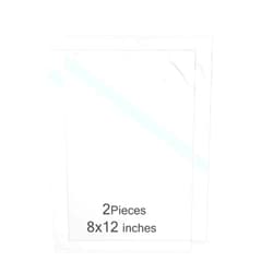 YOUBADU Highly Transparent Smooth Edged Acrylic Plexiglass Sheets for DIY Crafting - 8