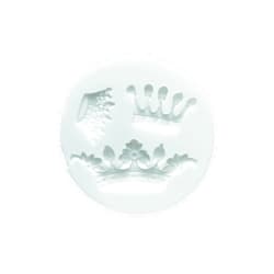 Silikomart Silicone Mould Sugarflex Crowns, White