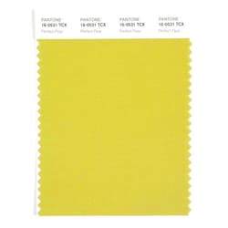 Pantone Cotton Swatch Card Color Standard, Color # 16-0531, Perfect Pear