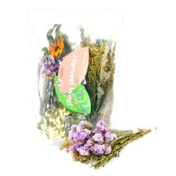 Niteangel Natural Flower & Herb Bedding Habitat Decor - for Hamsters Gerbils Mice Lemming Degus or other Small Pets (Harvest Wind - Flower Version)