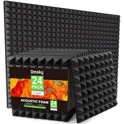 Dmsky 24 Pack Sound Proof Foam Panels Studio Acoustic Foam Panels,1