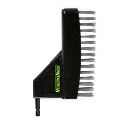 Reciprotools RCT-ST10-OB Stainless Steel Off-Set Brush Accessory Attachment,Black/Brown,Small