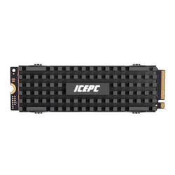 Icepc M.2 PCIE NVME 2280 SSD Graphene Coating Full-Cover Copper Heatsink,SSD Radiator with Thermal Conductive Adhesive for Laptop PC PS5 2280 NGFF Solid State Disk Cooler(Grid Pattern)