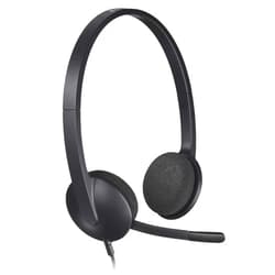 Logitech USB Headset H340, Stereo, USB Headset for Windows and Mac - Black