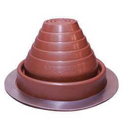 Flashers #3 Copper EPDM Flexible Roof Jack Pipe Boot Metal Roofing Pipe Flashing (Pipe OD 1/4