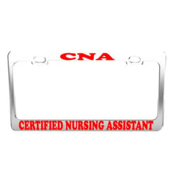 Product Express CNA Certified Nursing Assistant #2 Profession License Plate Frame Accessories