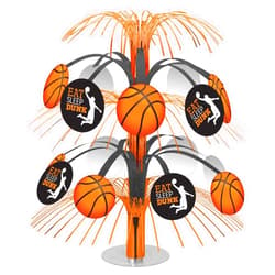 Amscan Bold & Vibrant Basketball Cascade Centerpiece - 14
