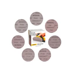 Mirka Abranet Net Discs / 5 inch / 35 pcs Mix-Pack Assorted 5 of Each Grit 80, 120, 180, 240, 320, 400, 600 / Mesh Sandpaper Sanding Disc Hook and Loop / 9A-232-AP