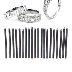 Estink Metal Jewelry Anvil Chisel Kit, Professional Jewelry Punch Stamp, 20pcs, Adult, Modern, Rings