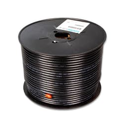 SatelliteSale RG-6 Trishield NEC 820 CATV HFC Coaxial Cable PVC Black 500 feet