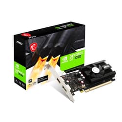 MSI Gaming GeForce GT 1030 4GB GDRR4 64-bit HDCP Support DirectX 12 DP/HDMI Single Fan OC Graphics Card (GT 1030 4GD4 LP OC)