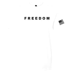 RIGERS FITNESS Charlie Kirk Freedom This is The Turning Point Shirt Patriotic USA Patriot T-Shirt (Print Left or Right Sleeve)