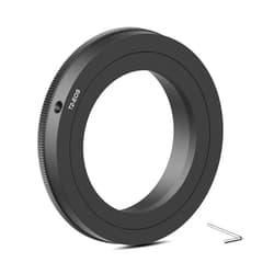 Lightdow T/T2 Mount Lens Adapter Ring for Canon EOS Rebel T3 T3i T4i T5 T5i T6 T6i T6s T7 T7i SL1 SL2 6D 7D 7D 60D 70D 77D 80D 5D II/III/IV DSLR Camera