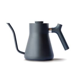 Fellow Stagg Stovetop Pour-Over Coffee and Tea Kettle - Gooseneck Teapot with Precision Pour Spout, Built-In Thermometer, Matte Black, 1 Liter