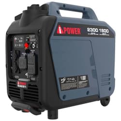 A-iPower Portable Inverter Generator, 2300W RV Ready, EPA & CARB Compliant CO Sensor, Portable Ultra-Light Weight For Backup Home Use, Tailgating & Camping (SUA2301i)