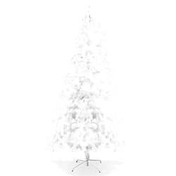 DC DICLASSE 10ft White Artificial Christmas Tree w/ 2150 Branch Tips, Classic Unlit Full Xmas Tree for Outdoor Indoor Holiday Porch Party