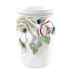Avanti Linens - Tumbler, Guest Bathroom Essentials, Floral Home Decor (Spring Garden Collection)