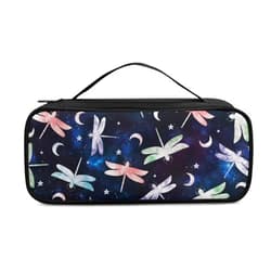 Sepetwhos Dragonfly Stethoscope Carrying Case Lightweight Stethoscope Holderwith Mesh Pockets Shockproof Hard Organizer Storage Bag Medical Assistant Accessories