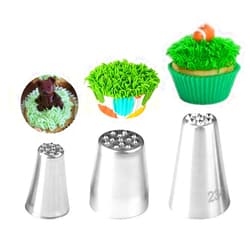 Symphonyw Symphony Wire Tips, Stainless Steel Icing Piping Nozzles For Pastry Fondant Tools (Grass)