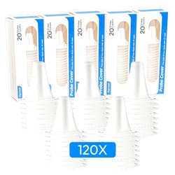 Viproud 120X Ear Thermometer Probe Covers, for All Braun Thermometer Ear Covers, Lens Filters, Refill Caps, 0% BPA Disposable Covers